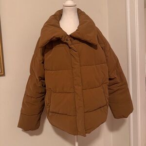 Ava & Viv Women's Tan Puffer Jacket